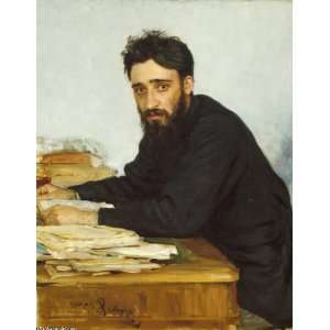     Portrait of writer Vsevolod Mikhailovich Gar