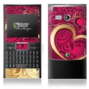  Design Skins for Sony Ericsson Aspen   Heart of Gold 