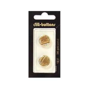  Dill Buttons 15mm Shank Gold 2 pc Arts, Crafts & Sewing