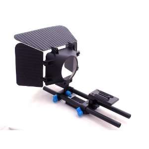  Simplified MatteBox Rig Set with 15mm Rails for DSLR 