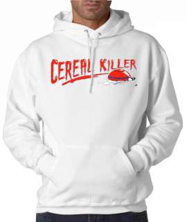 Serial Cereal Killer Funny 50/50 Pullover Hoodie  