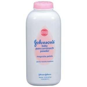   & johnson Baby Powder Pure Cornstarch Powder Magnolia Petals 15 oz