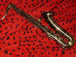 Vintage Conn 10m Tenor Saxophone Rolled tone Holes Fresh Overhaul