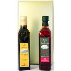 Badia a Coltibuono EVOO & Vinegar Gift Set 2011 (2 bottles)  