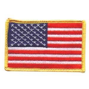  Hot Leathers Embroidered Patch   American Flag 3 