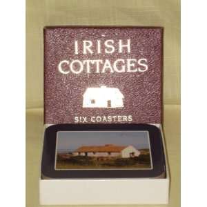   Irish Cottage   Cork Coaster Set   Made in Ireland 