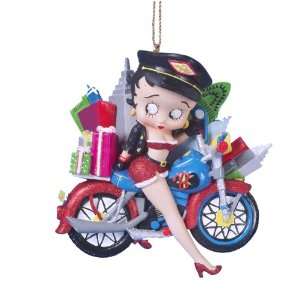  Sexy Betty Boop Biker On Motorcycle Christmas Ornament 