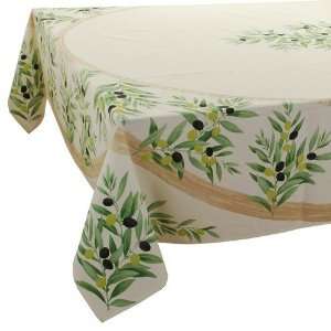   Maussane Natural Cotton Tablecloths 63 x 98 Rectangle