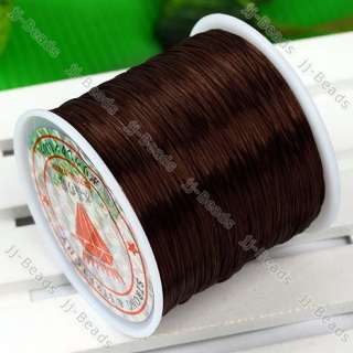 25Color 1/10 Roll Jewelry Making Elastic String Cord Thread Craft 