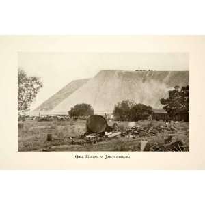  1929 Print South Africa Gold Mining Johannesburg Egoli 