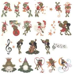  OESD Embroidery Machine Designs CD FANCIFUL FROGS Kitchen 