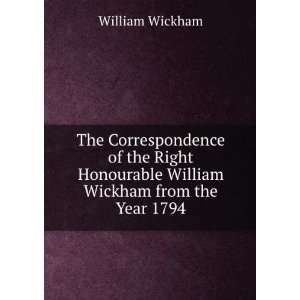   Wickham from the year 1794. William Wickham, William, Wickham Books