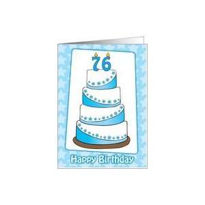  Happy Birthday   Seventy Sixth Card Toys & Games