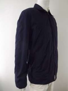 mens vintage 80s utility jacket navy blue M 40XL 40 Extra Long  