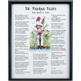  Dr Pharma Seuss Print