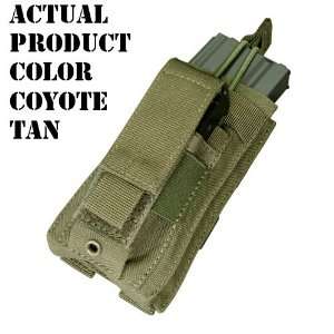   holds (1) M4/M16 Mag, (1) Pistol Mag   Color Tan