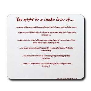  Snake Lover Funny Mousepad by 