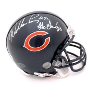 William Perry Signed #72 & Fridge Bears Mini Helmet  