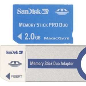  2Gb memory Stick Pro Duo™ memory Card Case Pack 2 