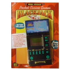   Blackjack Pocket Casino Electronic Handheld Game Micro Games of