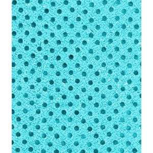  Turquoise Sequin Fabric 3mm Fabric Arts, Crafts & Sewing