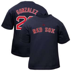 Majestic Adrian Gonzalez Boston Red Sox #28 Preschool Player T Shirt 