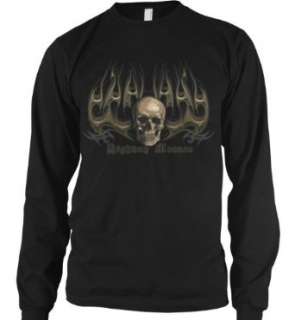   and Tribal Flames Motorcycle Design Mens Long Sleeve Thermal Clothing