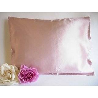 Pink 100% Silk Pillowcase Travel Size 12x16