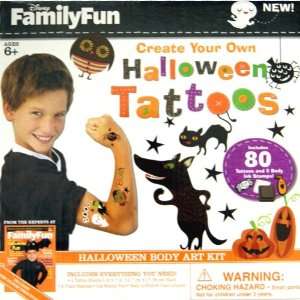  Disney FamilyFun CREATE YOUR OWN Halloween TATTOOS Body Art 