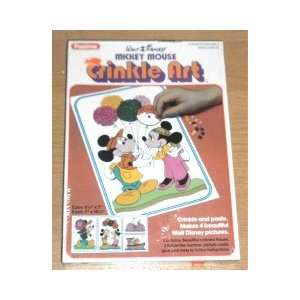  Walt Disney Mickey Mouse Crinkle Art 