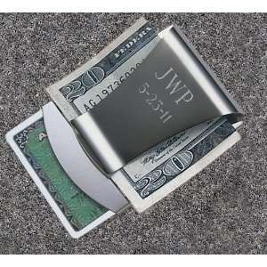   Personalized Smart Money Clip Credit Card Holder 