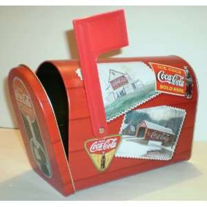 Coca Cola Coke Mailbox Tin 