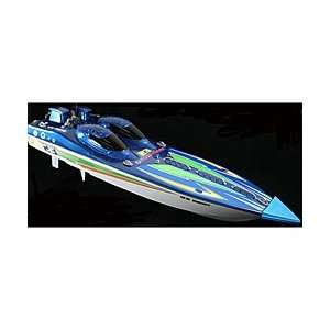    New Bright 23 inch FF 9.6 volt RC Fountain Boat Toys & Games