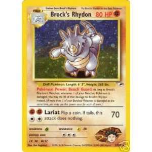 Brocks Rhydon 2/132 Gym Heroes Rare Toys & Games