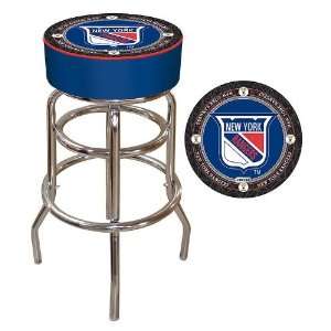 NHL Vintage New York Rangers Padded Bar Stool Electronics