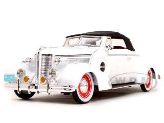   1938 buick century convertible coupe die cast model car by signature