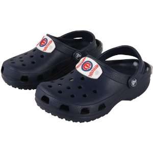  Chicago Cubs Youth Crocs Classic   Navy Blue Sports 