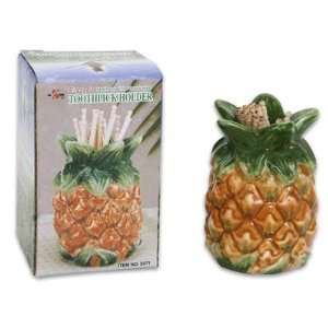  Ceramic Pineapple Table Top Tooth Pick Holder Kitchen 