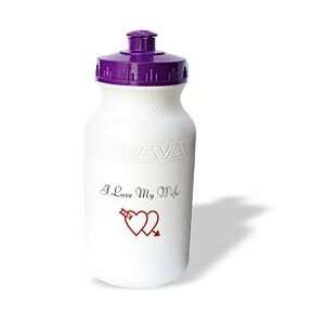   Creations   I Love My Wife Heart   Water Bottles