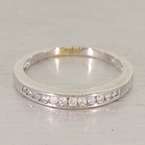 Scintillating Diamond Gold Engagement Wedding Ring Set  