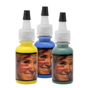All 3 Mixing Colors Permanent Makeup Pigment Cosmetic Tattoo Ink 1/2oz