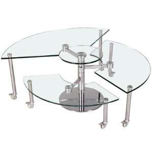  Three Level Motion Cocktail Table