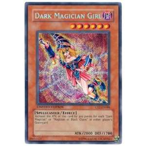    Dark Magician Girl Yugioh CT2 EN004 Secret Holo Rare Toys & Games