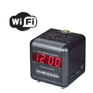  WiFi Cube Clock Radio Camera w/ Internet Viewing Camera 