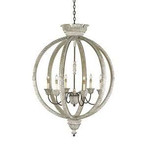  Currey and Company 9135 Dauphin   Six Light Large 