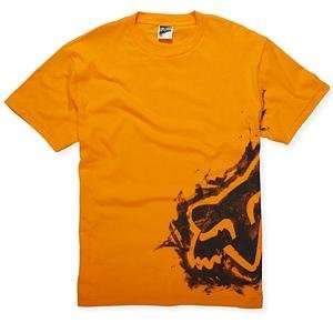  Fox Racing Scribble T Shirt   2X Large/Orange Automotive