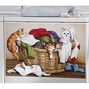  Cute Country Kitten Laundry Magnet