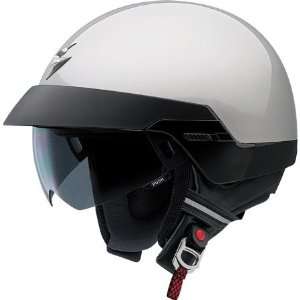  Scorpion EXO 100 Solid Half Helmet X Large  Silver 