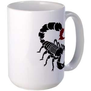    Large Mug Coffee Drink Cup Tribal Scorpion 