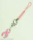 6040    PINK AWARENESS CRYSTAL ANGEL BRAIDED CORD CELL PHONE PURSE 